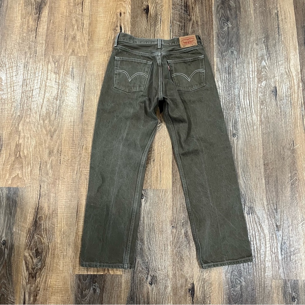 Levi's 501 Men's Jeans 31x30, Brown, Button Fly, Straight Leg, Denim - Picture 2 of 9